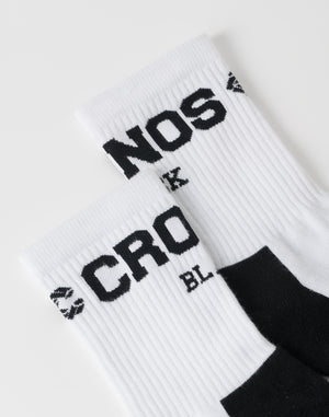 CRONOS BLACK MOTION FIT SOCKS【WHITE】