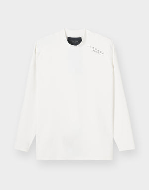 CRONOS BLACK MART COOL L/S TEE【WHITE】