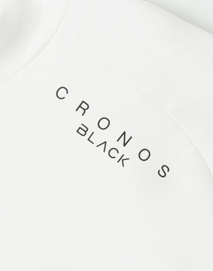 CRONOS BLACK MART COOL L/S TEE【WHITE】