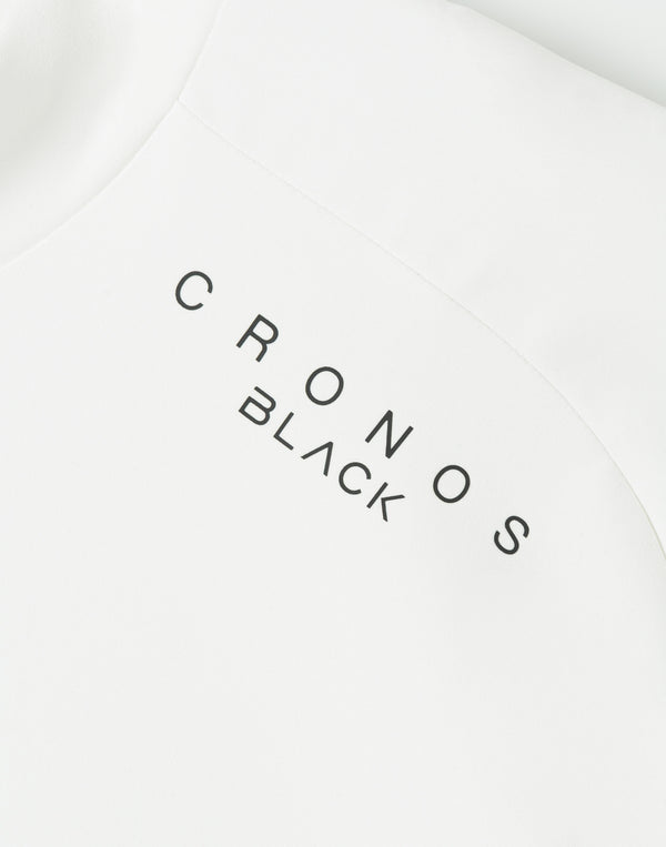 CRONOS BLACK MART COOL L/S TEE【WHITE】