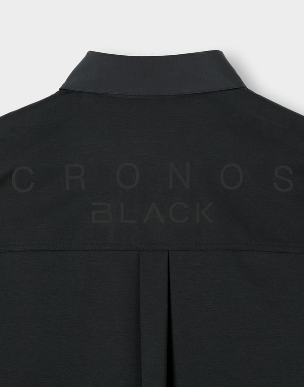 CRONOS BLACK ACTIVE FIT SHIRT【BLACK】