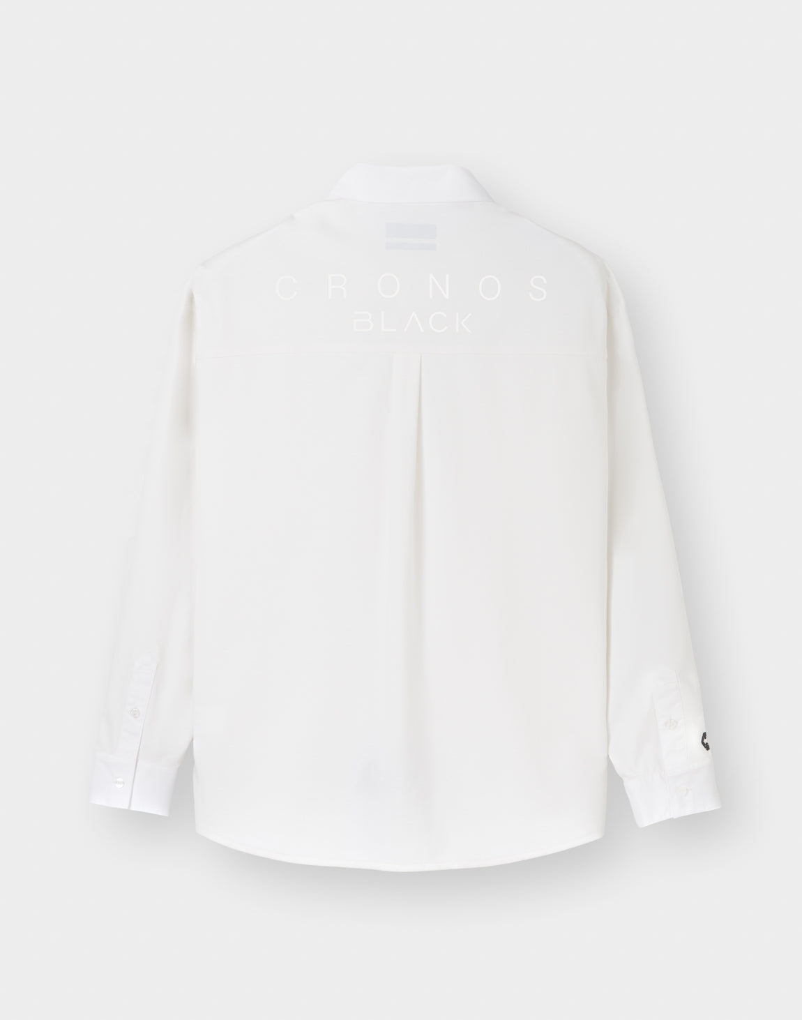 CRONOS BLACK ACTIVE FIT SHIRT【WHITE】