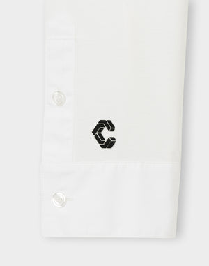 CRONOS BLACK ACTIVE FIT SHIRT【WHITE】