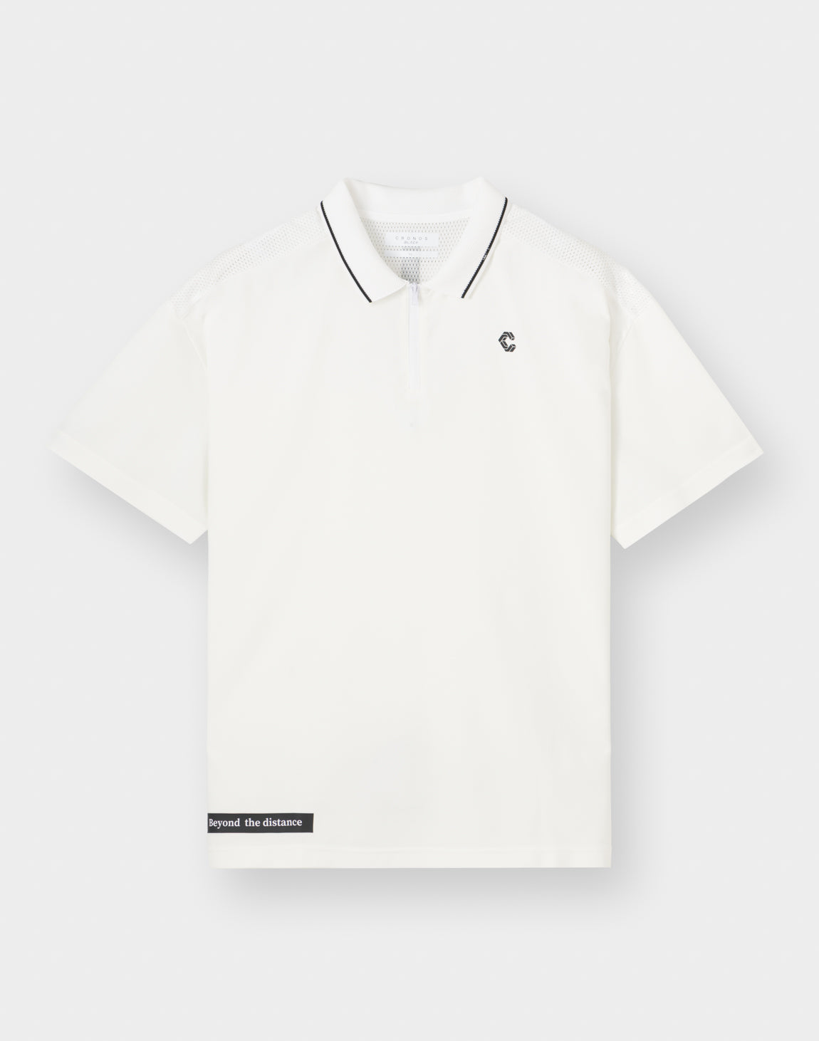 CRONOS BLACK SMART MOTION ZIP POLO【WHITE】