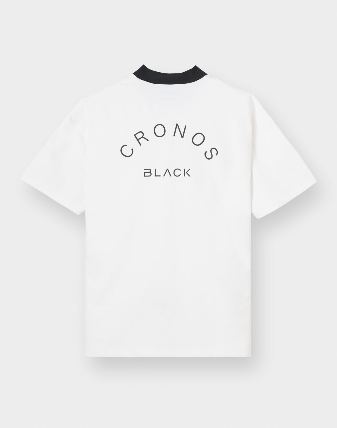 CRONOS Tシャツ CRONOS クロノス フロント サイドプリント Tシャツ ブラック CR