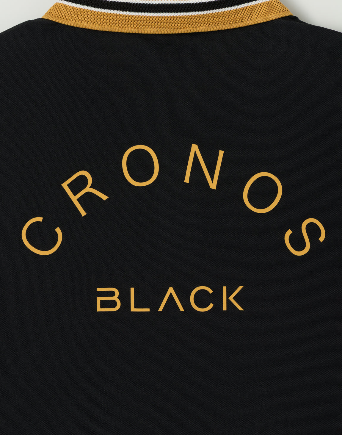 CRONOS BLACK COOL TRIM POLO【BLACK】