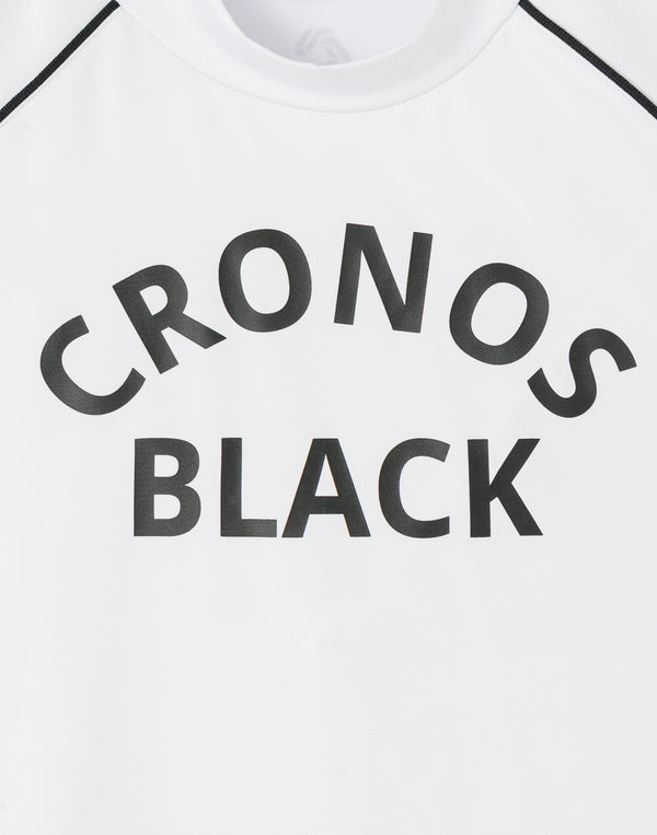 CRONOS BLACK WOMAN SMART LINE MOCK T-shirt [WHITE]