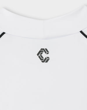 CRONOS BLACK WOMAN SMART LINE MOCK T-shirt [WHITE]