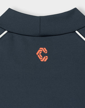 CRONOS BLACK WOMAN SMART LINE MOCK T-shirt [NAVY]