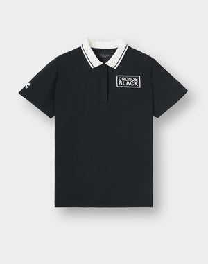 CRONOS BLACK WOMAN TECH PUNCHING Polo [BLACK]