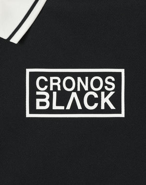 CRONOS BLACK WOMAN TECH PUNCHING Polo [BLACK]