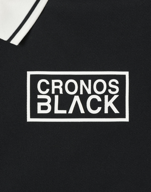 CRONOS BLACK WOMAN TECH PUNCHING Polo [BLACK]