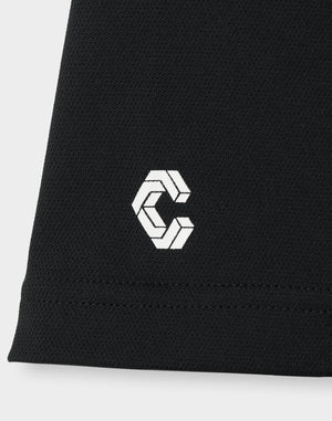 CRONOS BLACK WOMAN TECH PUNCHING Polo [BLACK]