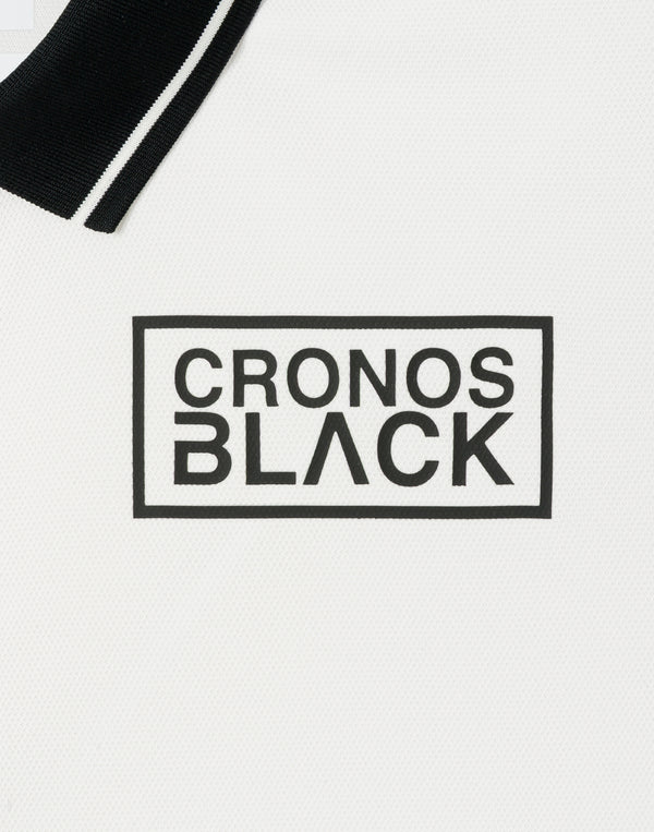 CRONOS BLACK WOMAN TECH PUNCHING Polo [WHITE]