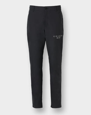 CRONOS BLACK ACTIVE FIT PANTS [BLACK×WHITE]