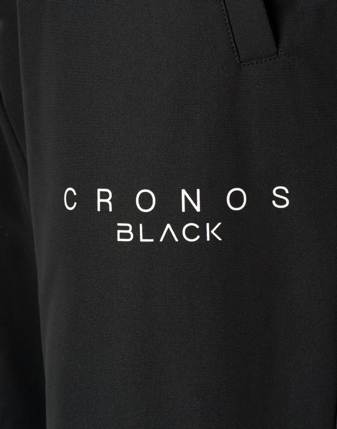 CRONOS BLACK ACTIVE FIT PANTS【BLACK×WHITE】