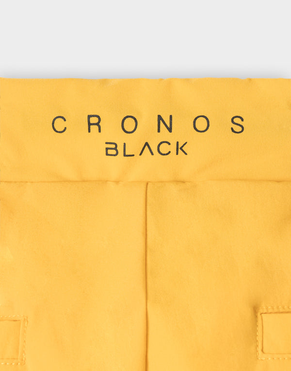 CRONOS BLACK DYNAMIC TECH SHORTS【ORANGE】