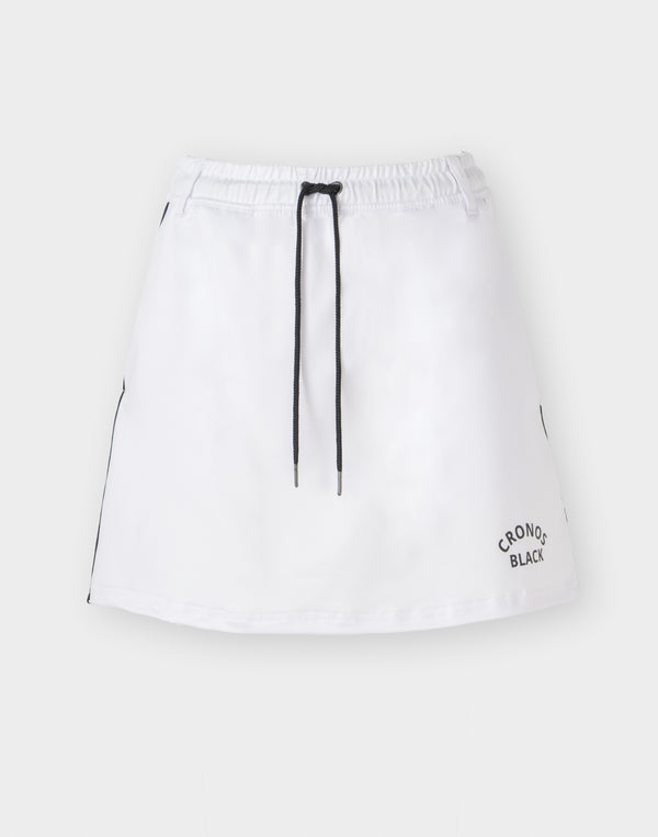 CRONOS BLACK WOMAN SMART LINE Skirt [WHITE]