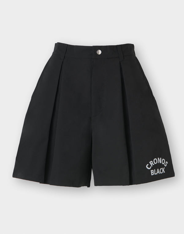 CRONOS BLACK WOMAN WATER-REPEL shorts [BLACK]