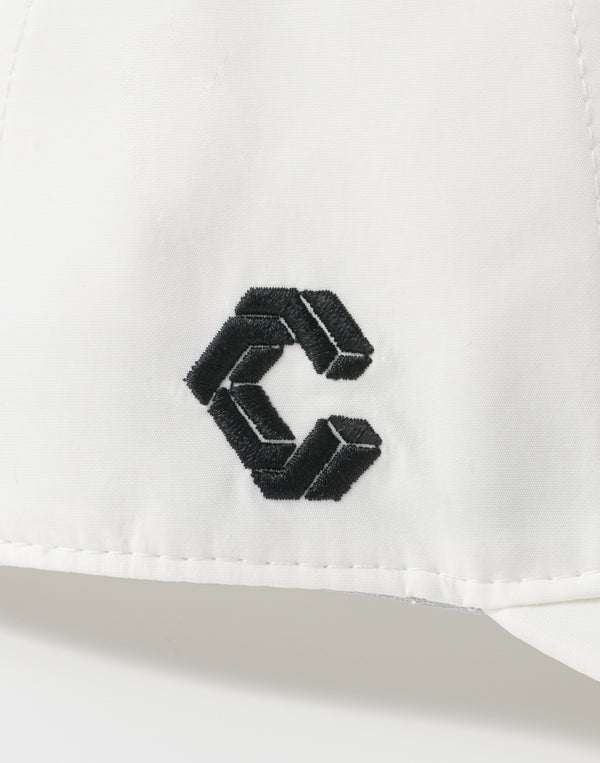 CRONOS BLACK MINIMAL LOGO CAP【WHITE】