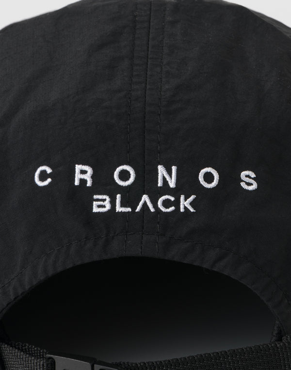 CRONOS BLACK STREAMLINE CAP【BLACK】