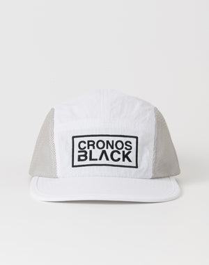 CRONOS BLACK STREAMLINE CAP【WHITE】