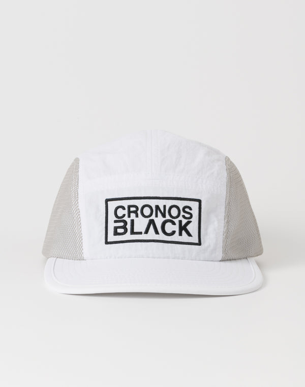 CRONOS BLACK STREAMLINE CAP【WHITE】