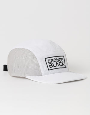 CRONOS BLACK STREAMLINE CAP【WHITE】