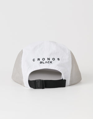 CRONOS BLACK STREAMLINE CAP【WHITE】