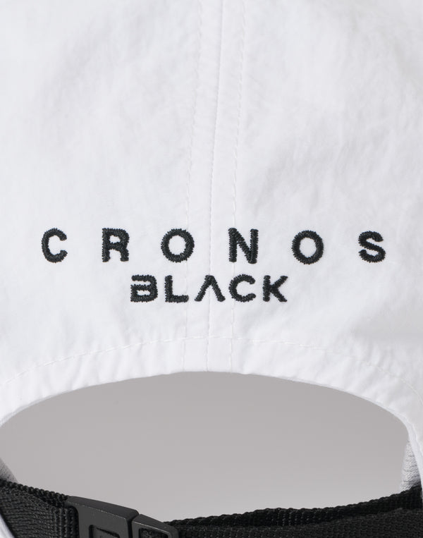 CRONOS BLACK STREAMLINE CAP【WHITE】