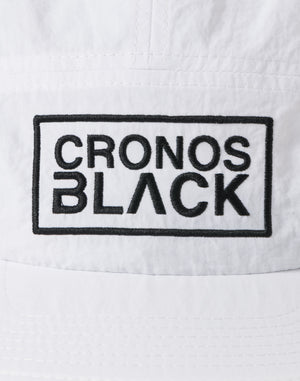 CRONOS BLACK STREAMLINE CAP【WHITE】