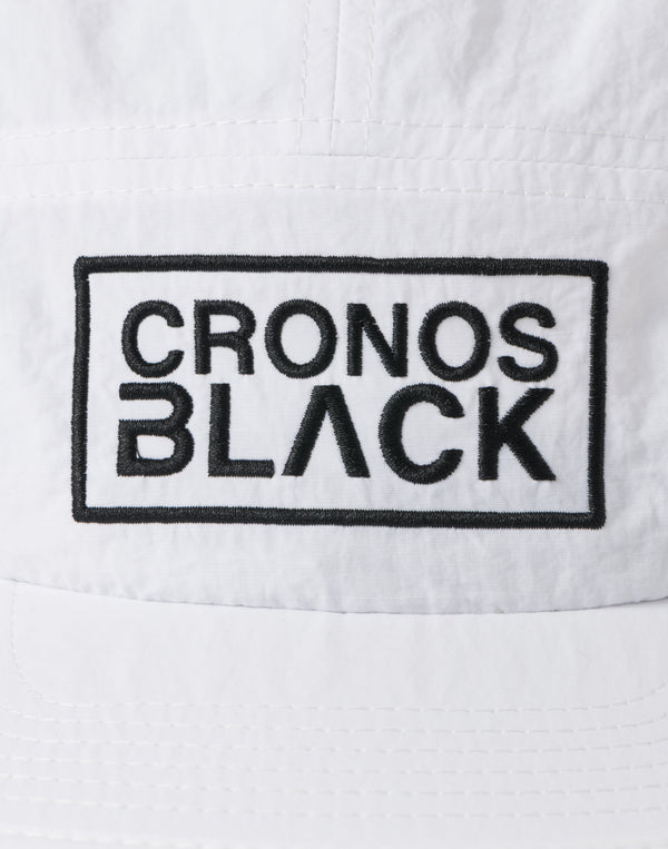 CRONOS BLACK STREAMLINE CAP【WHITE】