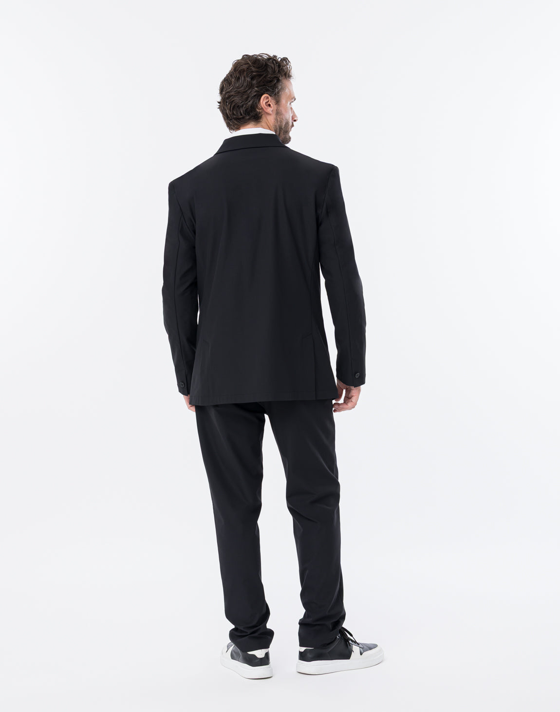 CRONOS BLACK ACTIVE FIT JACKET【BLACK×WHITE】