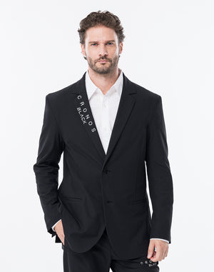 CRONOS BLACK ACTIVE FIT JACKET【BLACK×WHITE】