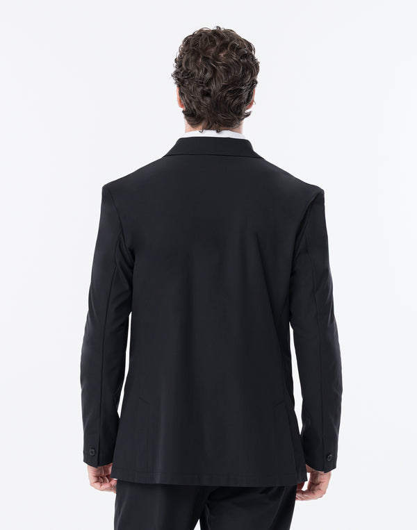 CRONOS BLACK ACTIVE FIT JACKET【BLACK×WHITE】