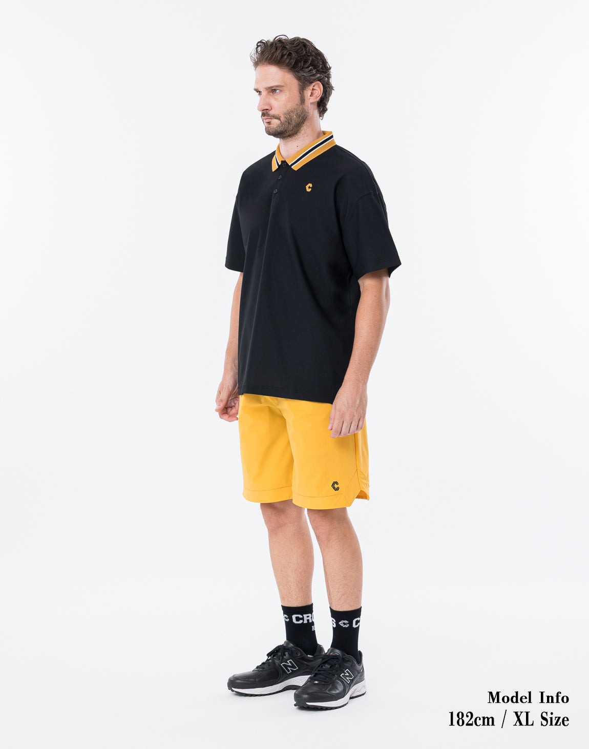 クロノス　ポロシャツ　COOL ブラック　CRONOS ゴルフ CRONOS BLACK COOL TRIM POLO【BLACK】
