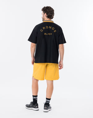 CRONOS BLACK DYNAMIC TECH SHORTS【ORANGE】