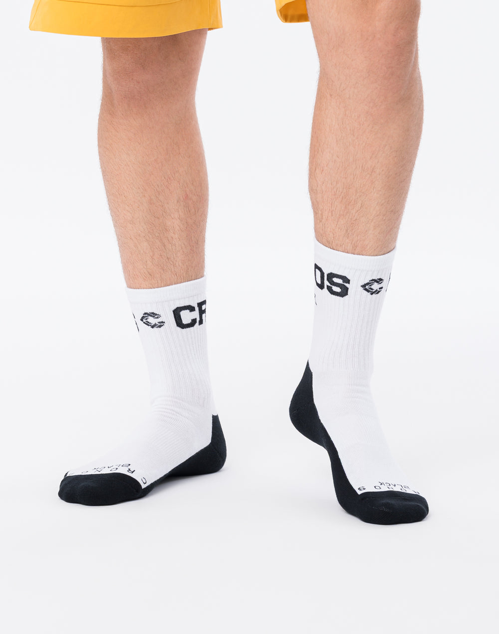 CRONOS BLACK MOTION FIT SOCKS【WHITE】