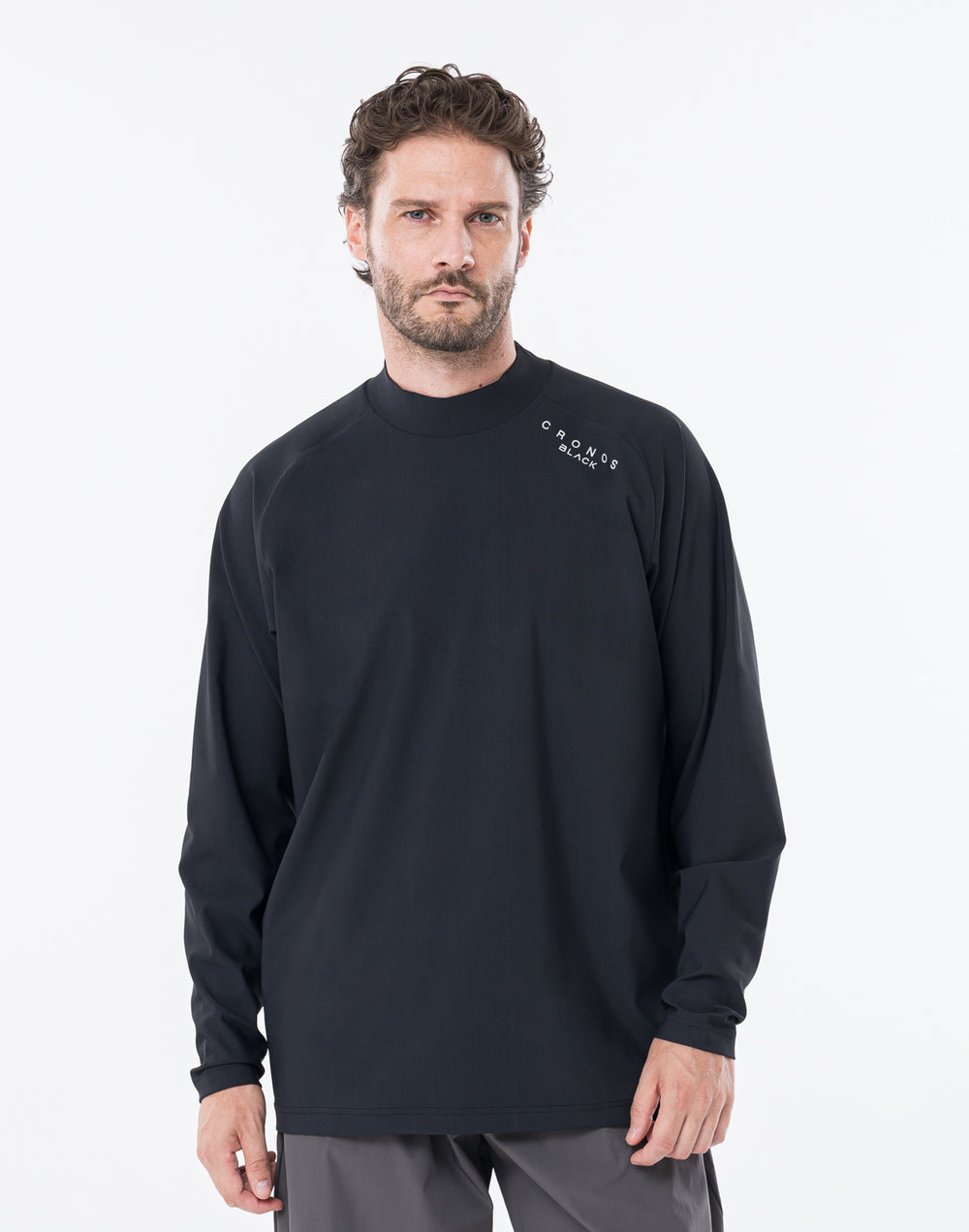 CRONOS BLACK MART COOL L/S TEE【BLACK】