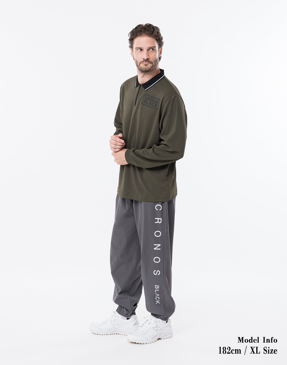 CRONOS BLACK AIR FLEX JOGGER PANTS【GRAY】