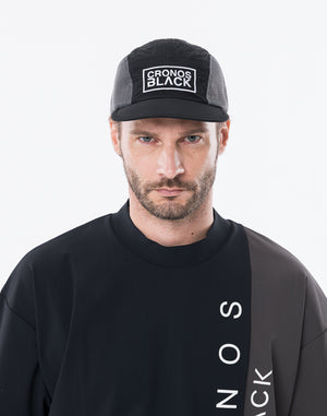 CRONOS BLACK STREAMLINE CAP [BLACK]
