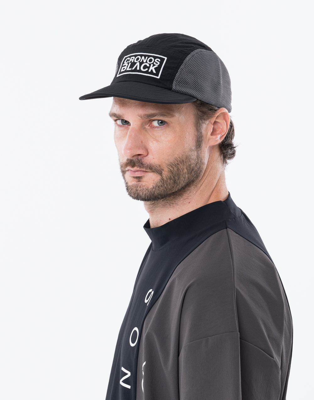 CRONOS BLACK STREAMLINE CAP【BLACK】