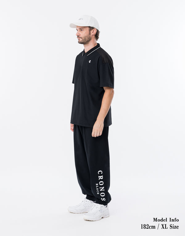 CRONOS BLACK SMART MOTION ZIP POLO【BLACK】