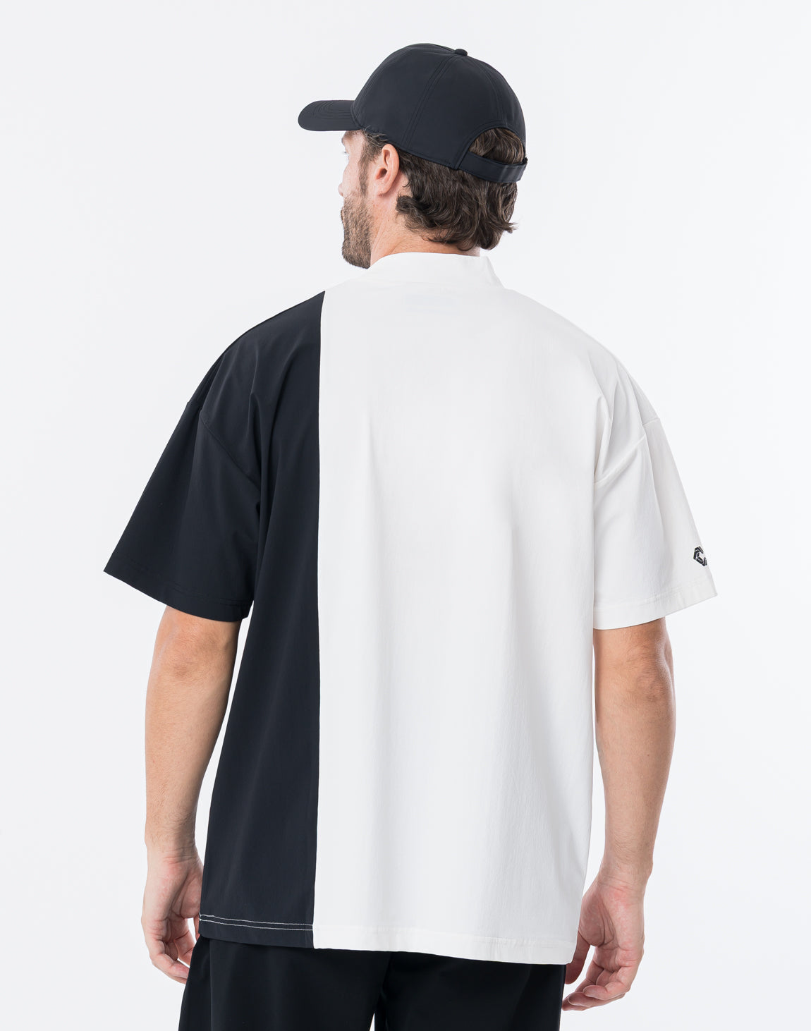 CRONOS Tシャツ　WHITE✖️BLACK XL CRONOS pinhole mesh T-shirts【WHITE】