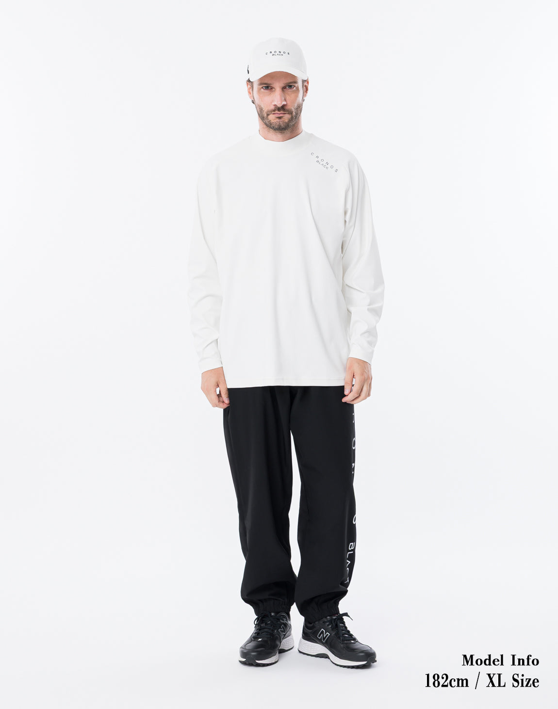 CRONOS BLACK MART COOL L/S TEE [WHITE]