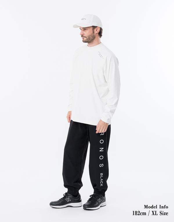 CRONOS BLACK MART COOL L/S TEE【WHITE】