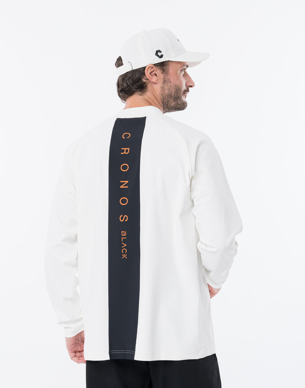 CRONOS BLACK MART COOL L/S TEE【WHITE】