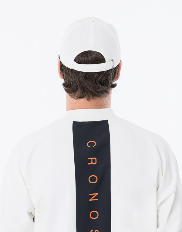 CRONOS BLACK MINIMAL LOGO CAP【WHITE】