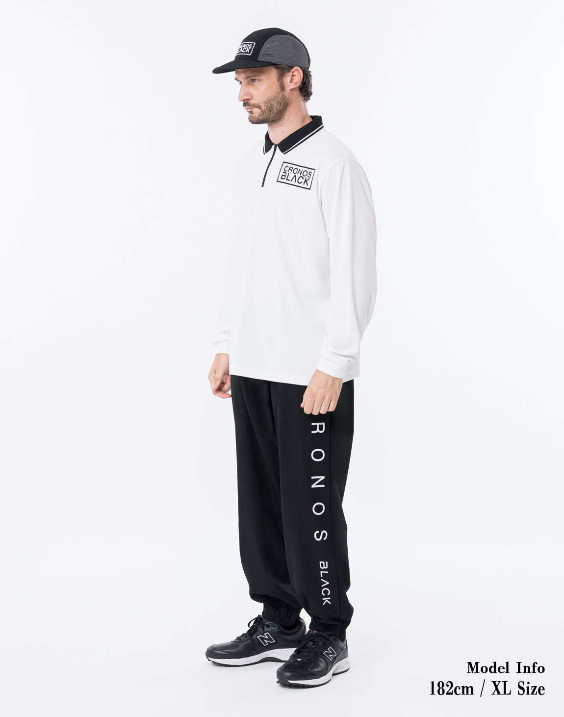 CRONOS BLACK AIR FLEX JOGGER PANTS【BLACK】