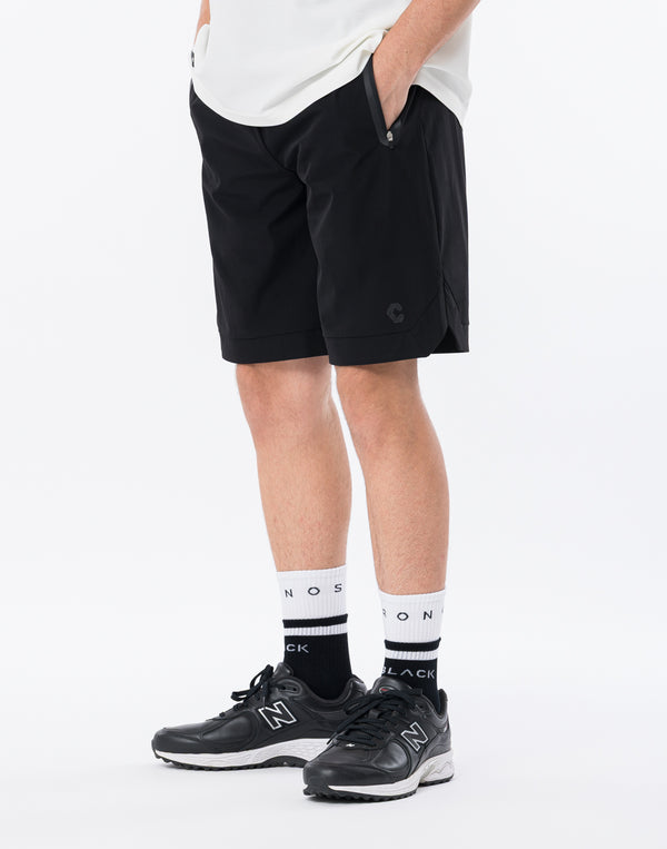 CRONOS BLACK MINIMAL ACTIVE SOCKS【BLACK】